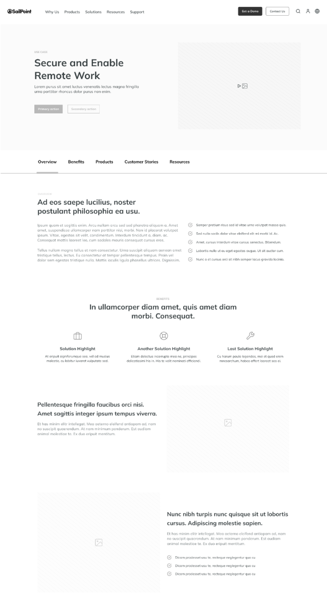 Sailpoint Wierframes